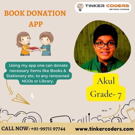 TinkerCoders's tweet photo. Young Innovator from TinkerCoders Akul has created an amazing and useful App, utilizing concept on #blockcoding & #Appdevelopment.
#tinkercoders #codingsummercamp
#beyondcoding #codingforkids #coding #onlinesummercamp #onlinecoding #learning #school #mentors #coders #robots https://t.co/OgKqzhCu2o