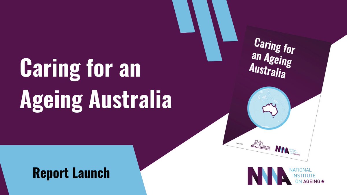 New Report: What can Canada learn from other countries about helping older adults Age in the Right Place? Today we launch Caring for an Ageing Australia, the first in a series of reports examining how major countries are supporting their ageing populations niageing.ca/australia