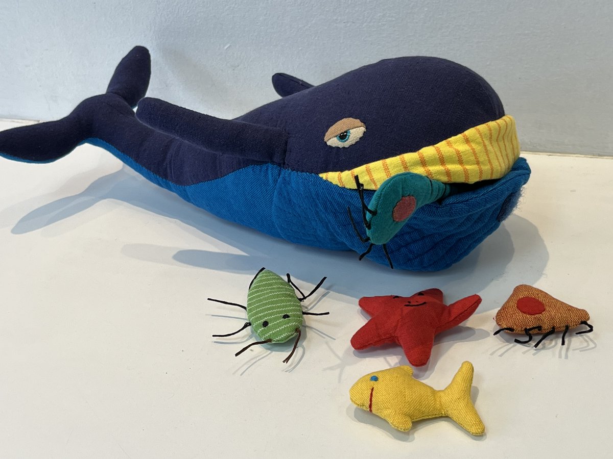 FTSIpswich's tweet photo. And our whale is snacking on some seafood but the elephants have spotted the buns 🧁.  Get in quick before they disappear!

#fairtrade https://t.co/EbIVzh5sNj