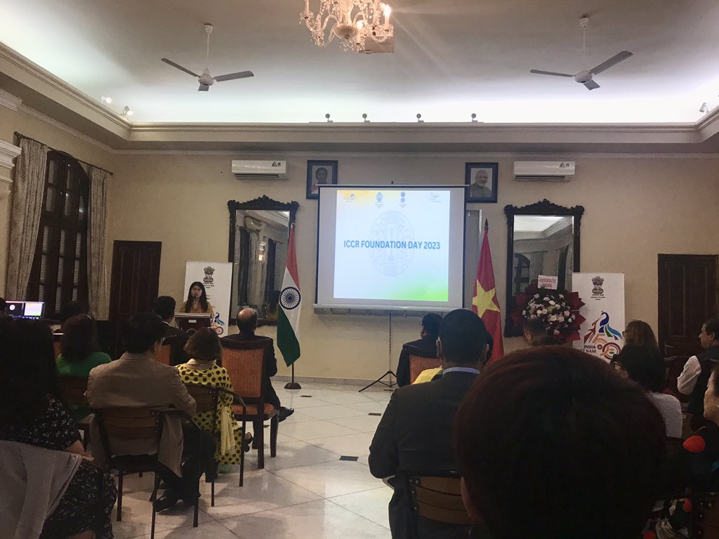 ducstat's tweet image. ICCR Foundation day 2023