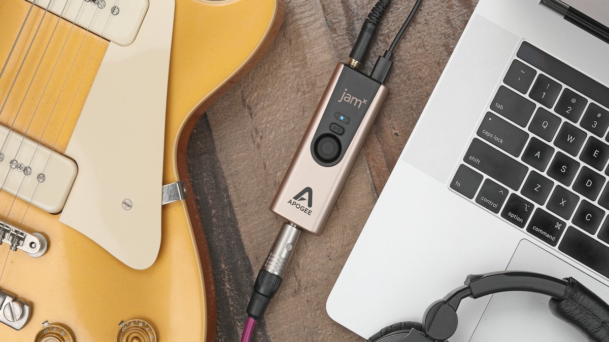 NAMM 2023: Apogee's Jam X is a compact guitar audio interface with a built-in analogue compressor trib.al/9hysW7b