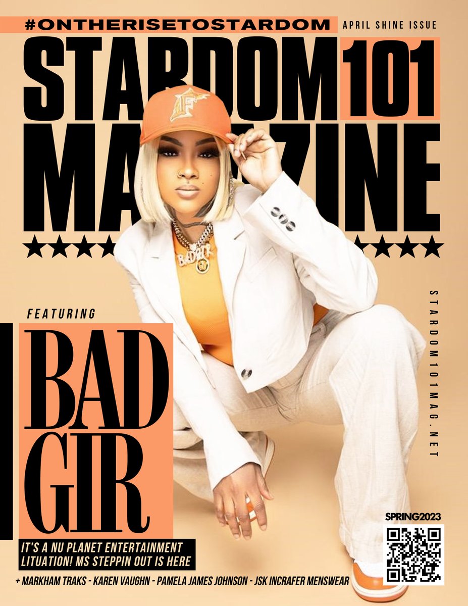 Stardom101Mag's tweet photo. BadGir + ST⭐️RDOM‼️
📍Roanoke Rapids, NC🌎
Read her Latest Issue Out Now ➡️ https://t.co/QNjsOEQCW4
🥇To feature in our next issue call us or text #MagFeature to (804) 800-STAR(7827)📞
#BadGir #NuPlanetEntertainment #Stardom101Mag #SM101Mag #OntheRiseToStardom #Stardom101 https://t.co/Jl5XEjqjWS