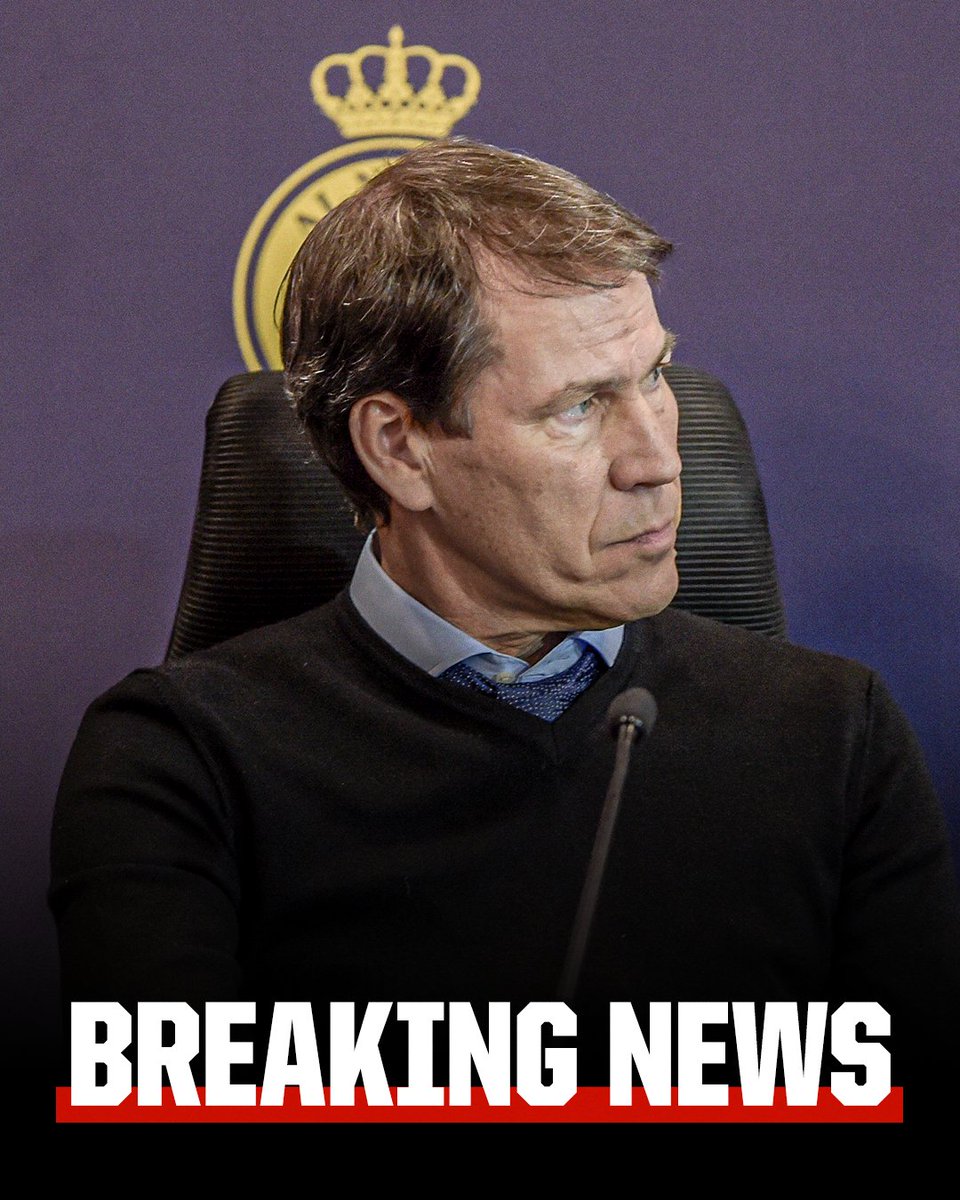 RT @ESPNFC: Breaking: Al Nassr have announced that head coach Rudi Garcia has left the club by mutual agreement. https://t.co/D0oNkn3dgS