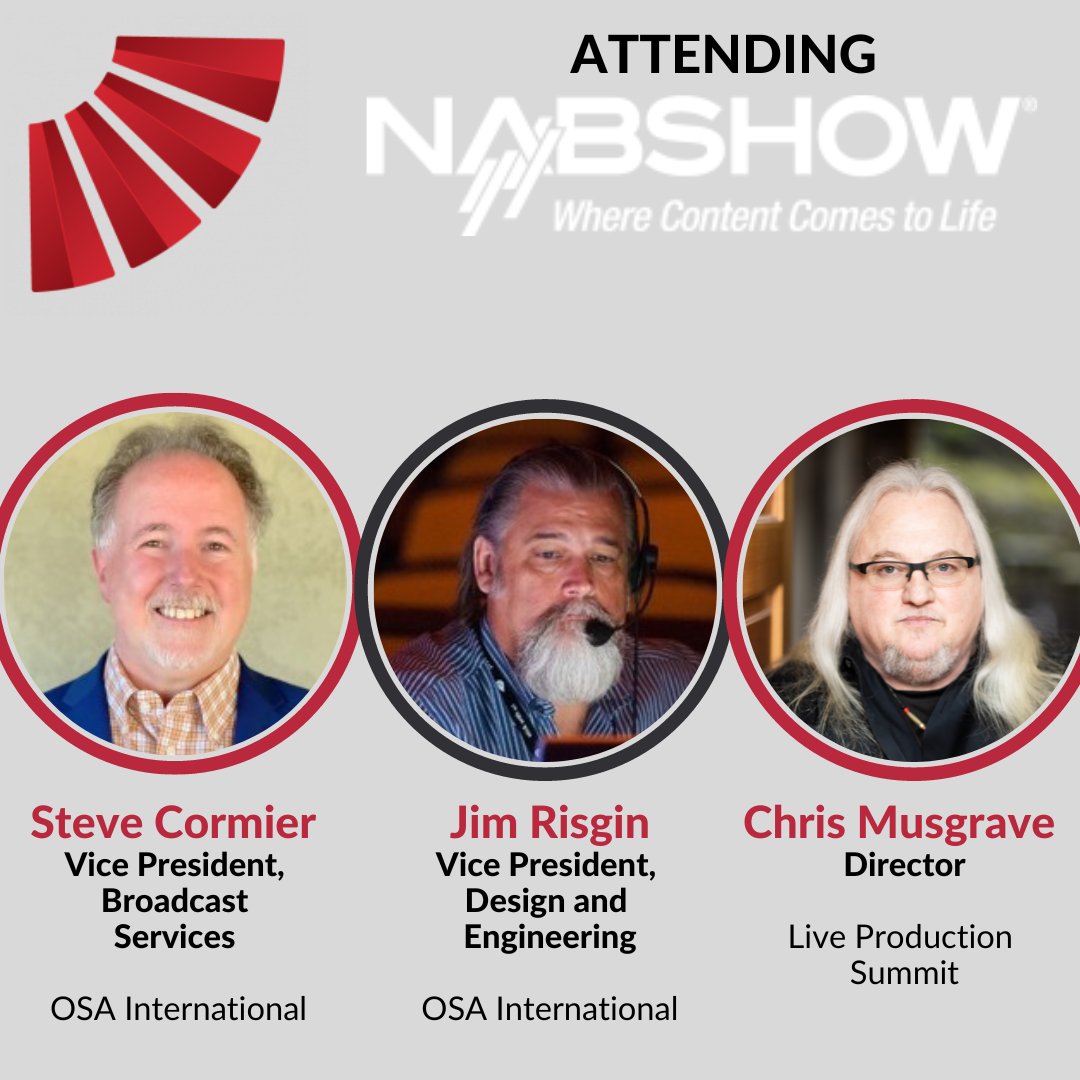 OSACORP's tweet photo. We are thrilled to attend the 100th @NABShow this year! If you are going, come meet our team to understand how we deliver world-class entertainment technology, event production and systems integration solutions to the live events, audio visual and broadcast markets. #NABShow100 https://t.co/0ZrOw9VtXG