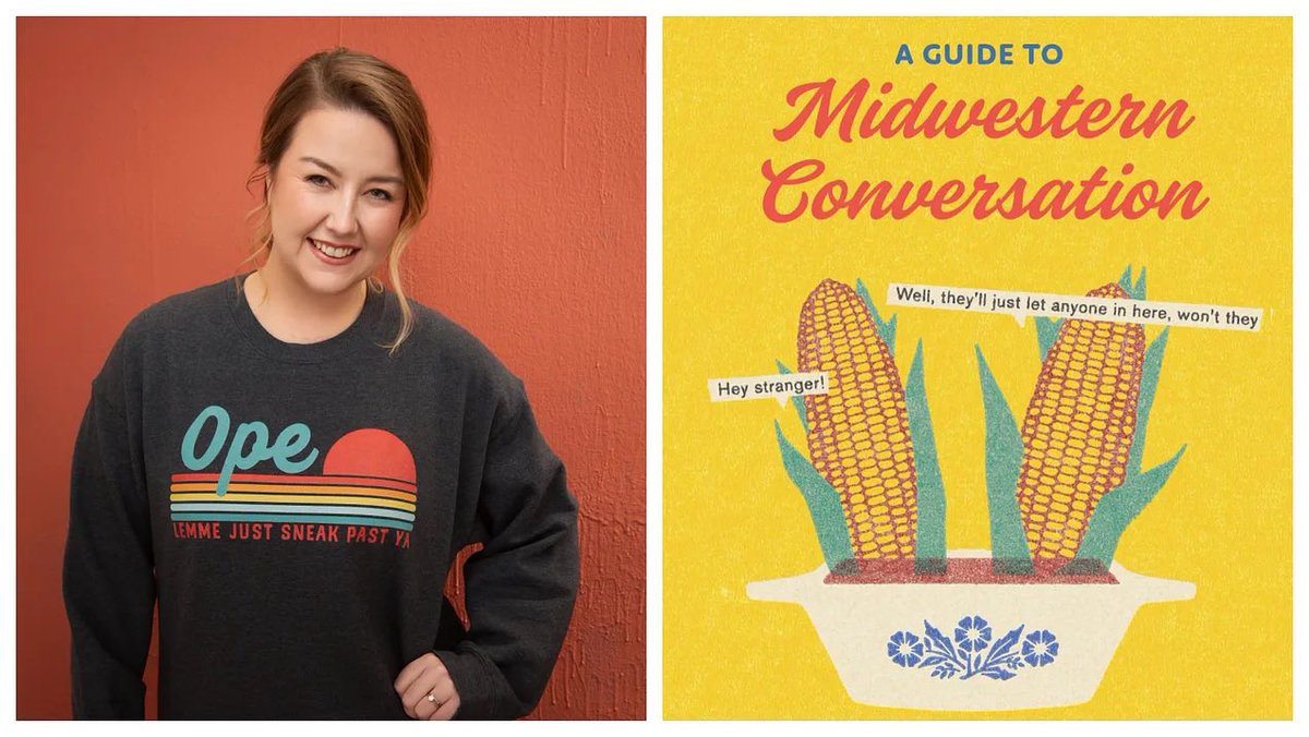 Ope! Look here! An intereview with Emmy-winning comic <a href="/TayKayPhillips/">Taylor Kay Phillips</a> about her new book, A Guide to a Midwestern Conversation.

We chat about how the Midwest shaped  her as a writer, the language of the Midwest &amp; which Royal has the best mustache. 

amyhaimerl.substack.com/p/thats-differ…