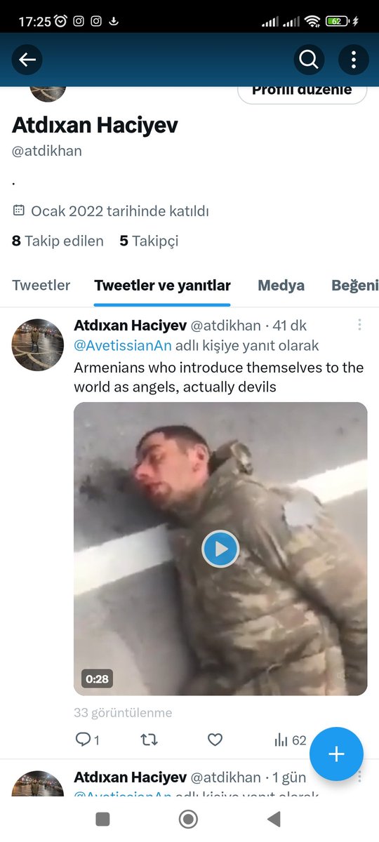 atdikhan's tweet photo. @AvetissianAn  @TheScarmind Bir zamanlar bu yaratığa Azerbaycanlılar için katil demiş ve kendisini insan hakları meleği olarak görmüştür. Anlaşılan konu kendilerine gelip de asıl vahşetin Ermeniler olduğu ortaya çıkınca deve kuşu gibi başlarını toprağa gömüp kıçları ise dışarıda. https://t.co/jwvU7DzhXT