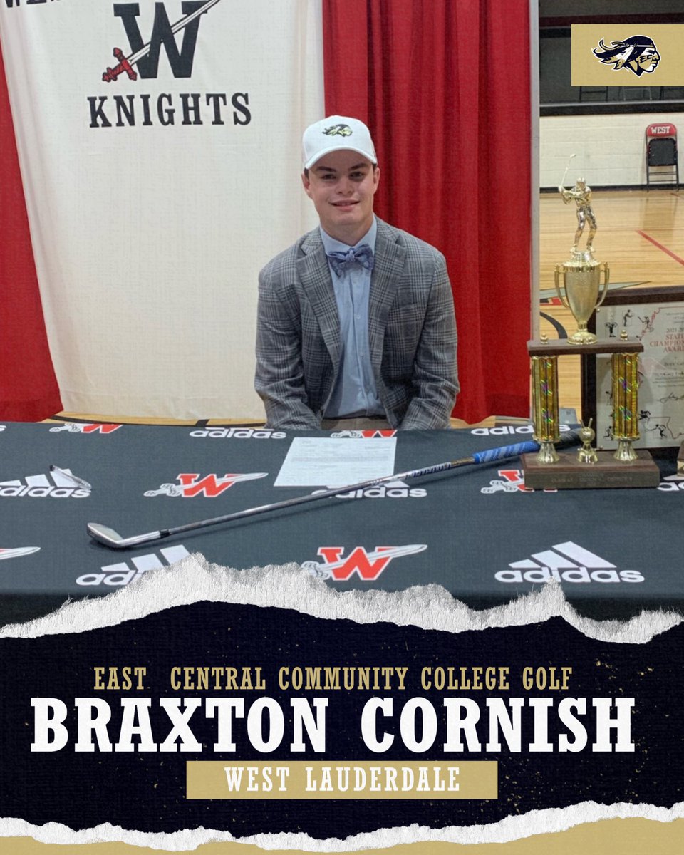 ECCC Warrior Golf (@ecccgolf) on Twitter photo Proud to welcome Braxton to the Warrior family!
<a href="/ECCCAthletics/">ECCC Athletics</a> <a href="/ECCC_MS/">ECCC</a> Proud to welcome Braxton to the Warrior family!
<a href="/ECCCAthletics/">ECCC Athletics</a> <a href="/ECCC_MS/">ECCC</a>
