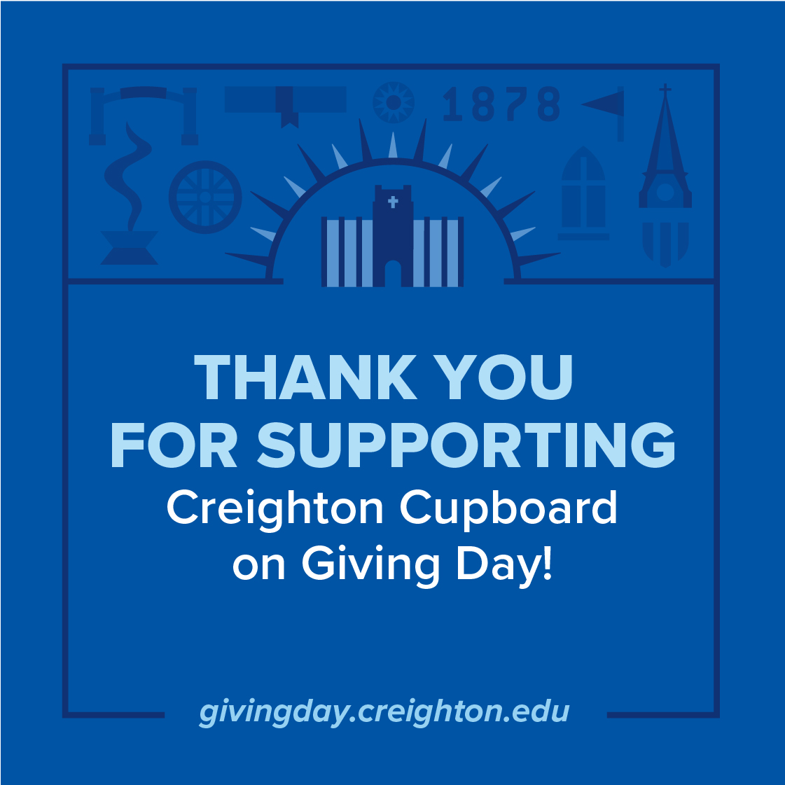 CreightonRec's tweet image. Thank you for your donations during Giving Day. We raised over $600 for RecWell and over $2900 for the Creighton Cupboard to be able to support our students. We appreciate your generosity!