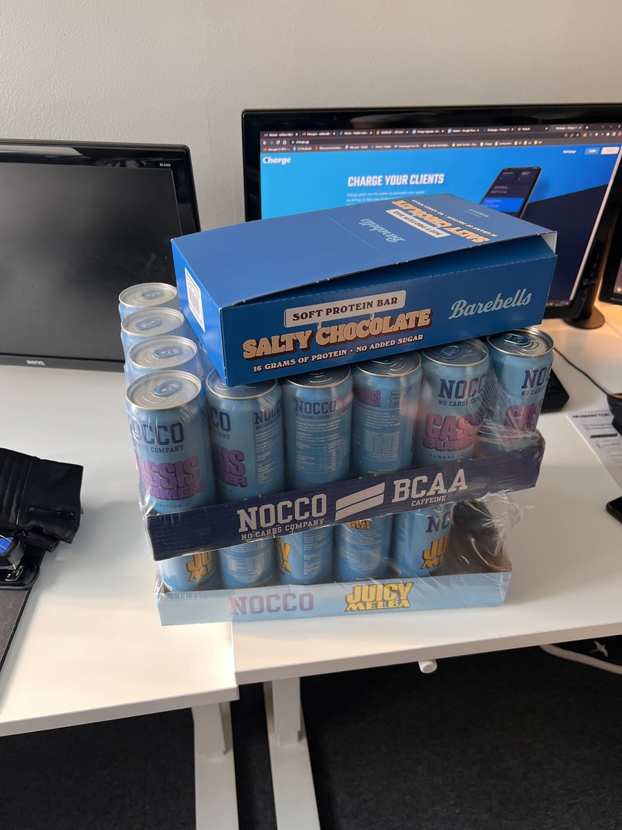 Thanks <a href="/noccoesports/">NOCCO Esports</a> for the delivery 🔥🔥 energy levels is being filled up again