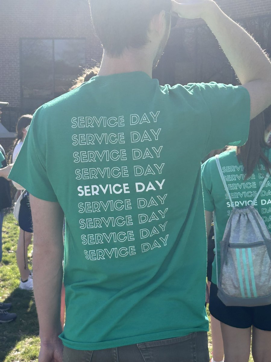 Today is Service Day! Every year, classes are cancelled to give students and employees the opportunity to serve together. Follow along on Instagram or Facebook stories as we post pics from various projects on and off campus 💙