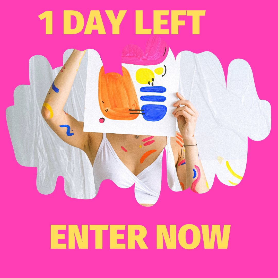 ycreativesnottm's tweet photo. Tommorow is the last day you can enter this year's YCA which means you officially only have ONE day left.

 Please share this with someone who you think should enter!

https://t.co/TOumkMIpeB https://t.co/OsUBOSH8ZU