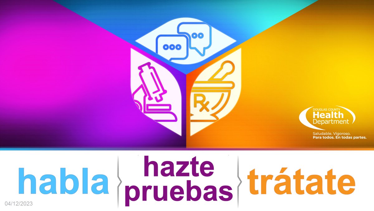 HealthDouglasCo's tweet photo. Prevenir las ITS no tiene por qué ser difícil. Habla. Hazte pruebas. Trátate. Aprende más: https://t.co/5hhZfbIekt
#TalkTestTreat #STIweek #STDWeek #GYT @NEDHHS @omaha_scanner @DCHDSTD @Lobo977FM @TelemundoNE https://t.co/D94FOwar5b