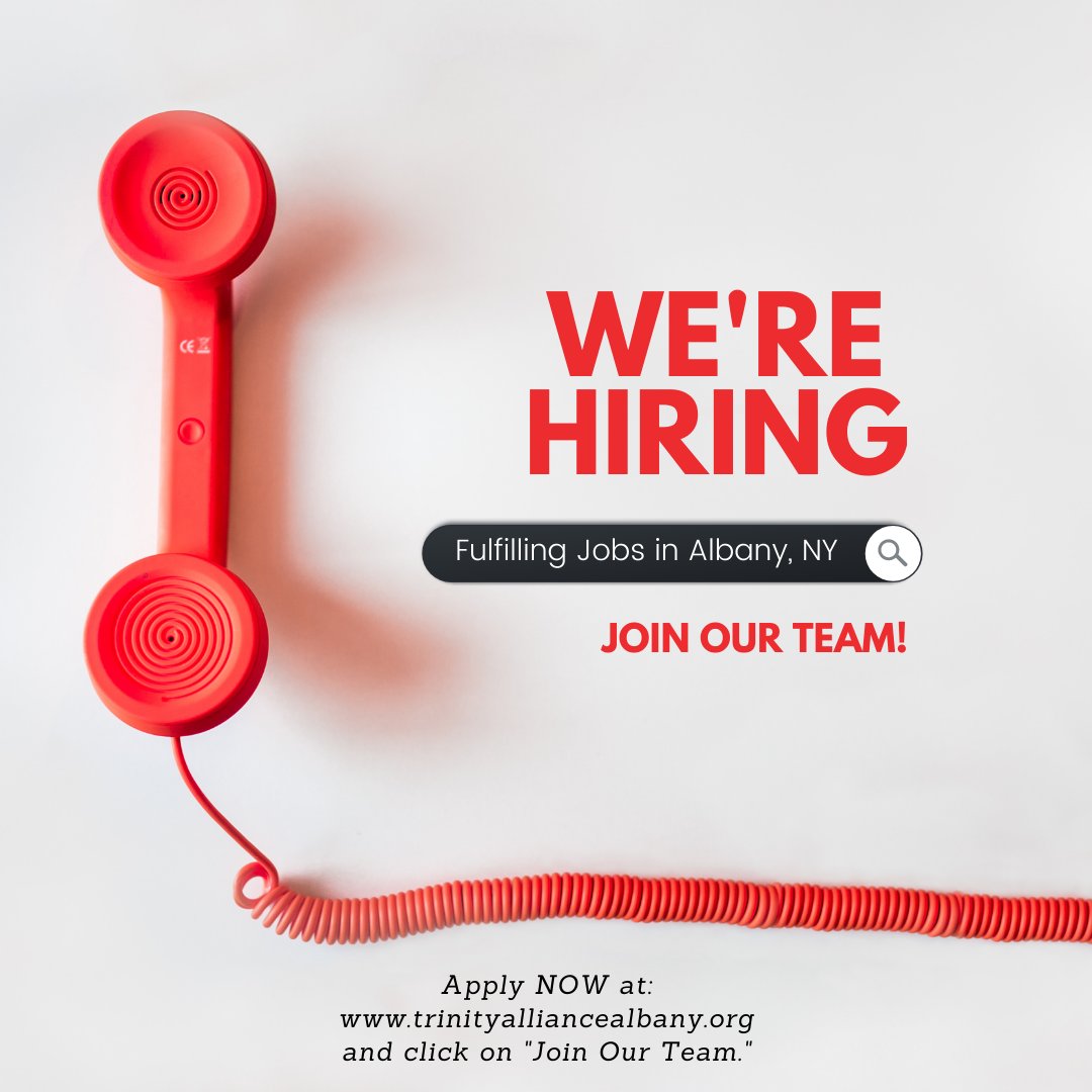 TrinityAlbanyNY's tweet image. Trinity is NOW hiring - a Director of Development and a Director of Marketing and Communications. Apply on our website at trinityalliancealbany.isolvedhire.com/jobs/.
