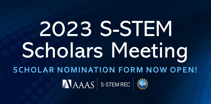 sstem_program's tweet photo. 🚨S-STEM PIs: Nominate your scholars to attend the S-STEM Scholars Meeting on Sept 14-16 in Washington, DC! #NSF is providing funding for 1,000 scholars to attend! Deadline: May 1 🚨
Nomination Form➡️https://t.co/U0umTLkkwa
FAQs➡️https://t.co/S2ONHBuqWB
#SSTEM #NSFSTEM #NSFfunded https://t.co/6sU1MLV1oU