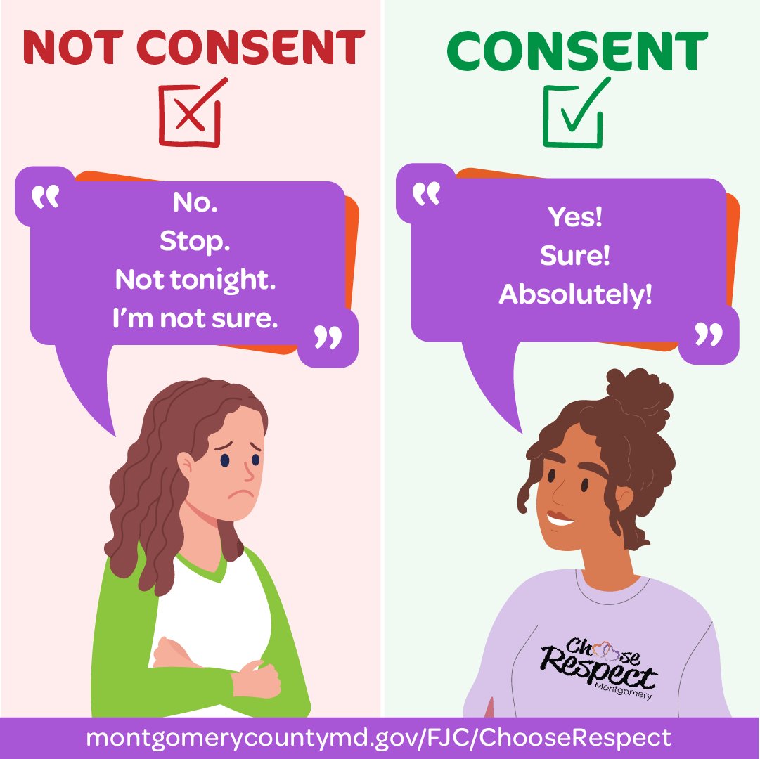 April is Sexual Assault Awareness Month. Make sure you know what consent is! #SAAM2023 <a href="/MCPS/">MCPS</a>