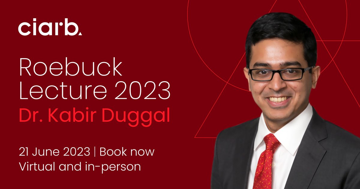 Ciarb's tweet photo. What role can international arbitration play in addressing the challenges of human rights, armed conflict, and the environment?

Register now for Ciarb’s 2023 Roebuck Lecture, delivered by Dr Kabir Duggal FCIArb, C.Arb to hear more: https://t.co/X9YTF8bcJm

#Ciarb #legal https://t.co/AEgSHbJJgL