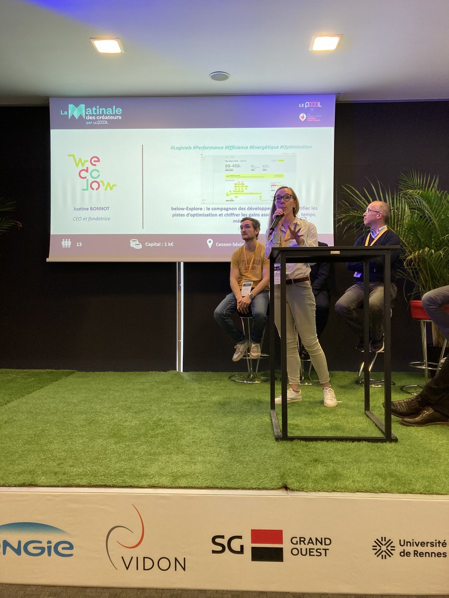 Le_Poool's tweet photo. 👏 Bravo aux 18 startups qui ont pitché à la Matinale des créateurs ! Votre ambition et votre énergie ont été source d’inspiration pour bon nombre d’entre nous 🤗
RDV le 11/05 au Poool pour la prochaine Matinale sur le #BilanCarbone 👉https://t.co/zZWhJdTyJ4 #MatinalesLePoool https://t.co/Yv7KIgj1BX