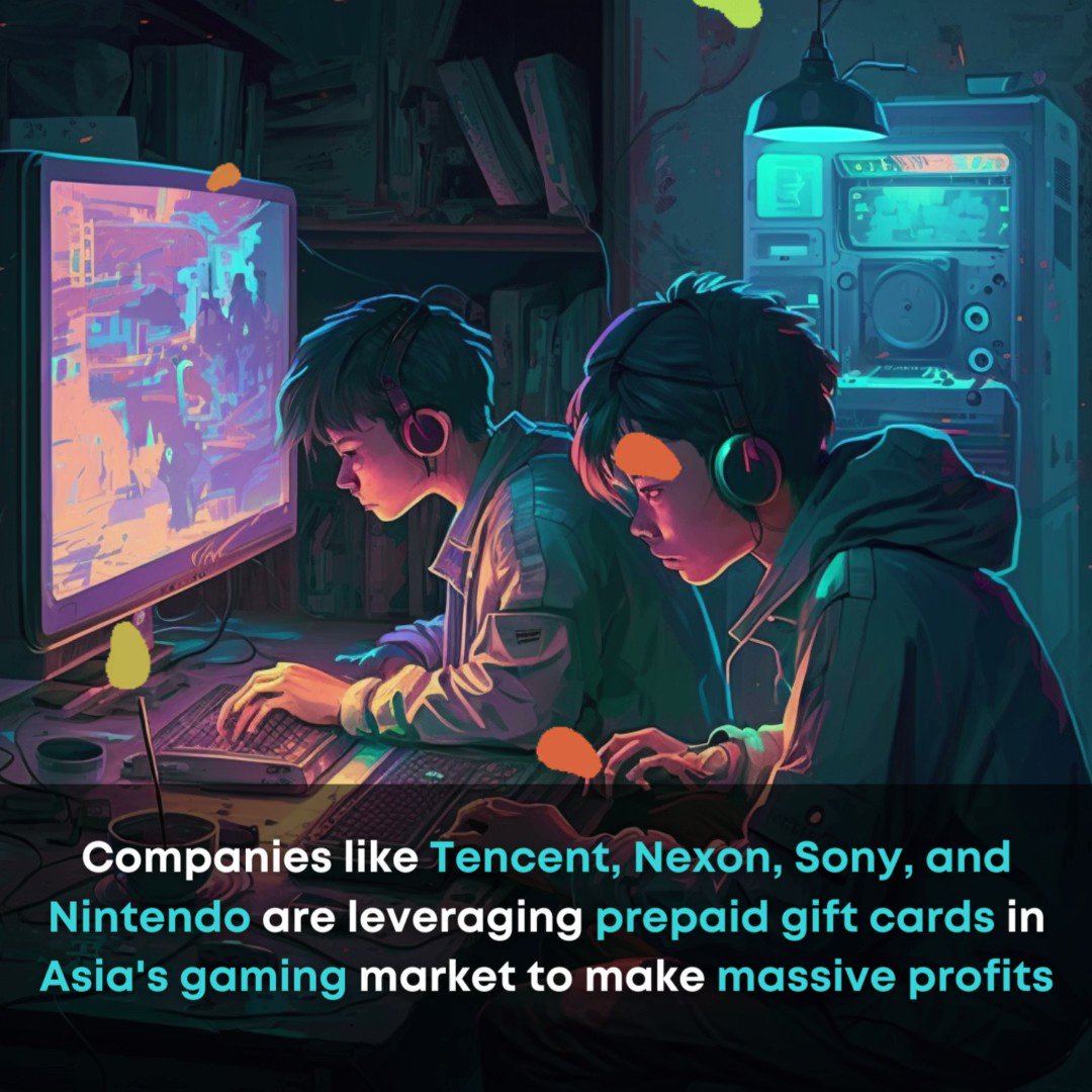 tiltedxyz's tweet photo. 🎉From history to future trends: Prepaid gift cards are changing the game in Asia! 🎮

💰 Companies like Tencent, Nexon, Sony, and Nintendo are capitalising on this trend but it still very early! 

Read more: https://t.co/1abBjAFNAQ

#gaming #giftcards #AsiaGaming #QGlobe https://t.co/1pJhHC3bwd