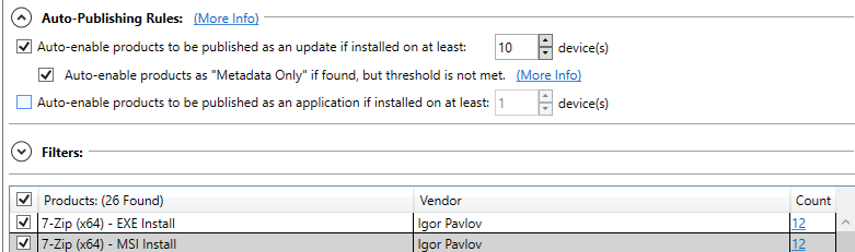 ccmexec's tweet photo. One of my favorite @PatchMyPC features! Automatically add application updates based on #ConfigMgr Inventory.. So simple https://t.co/deyOgkOW6m