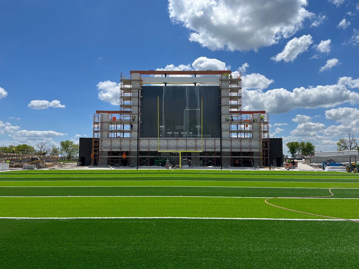 JasonEGranger's tweet image. Melissa ISD…..not too much longer and the home of the Cardinals will be complete. Where are you going to be watching Friday Night Lights this fall!! 👀👀 #CARDINALNATION #REDRED