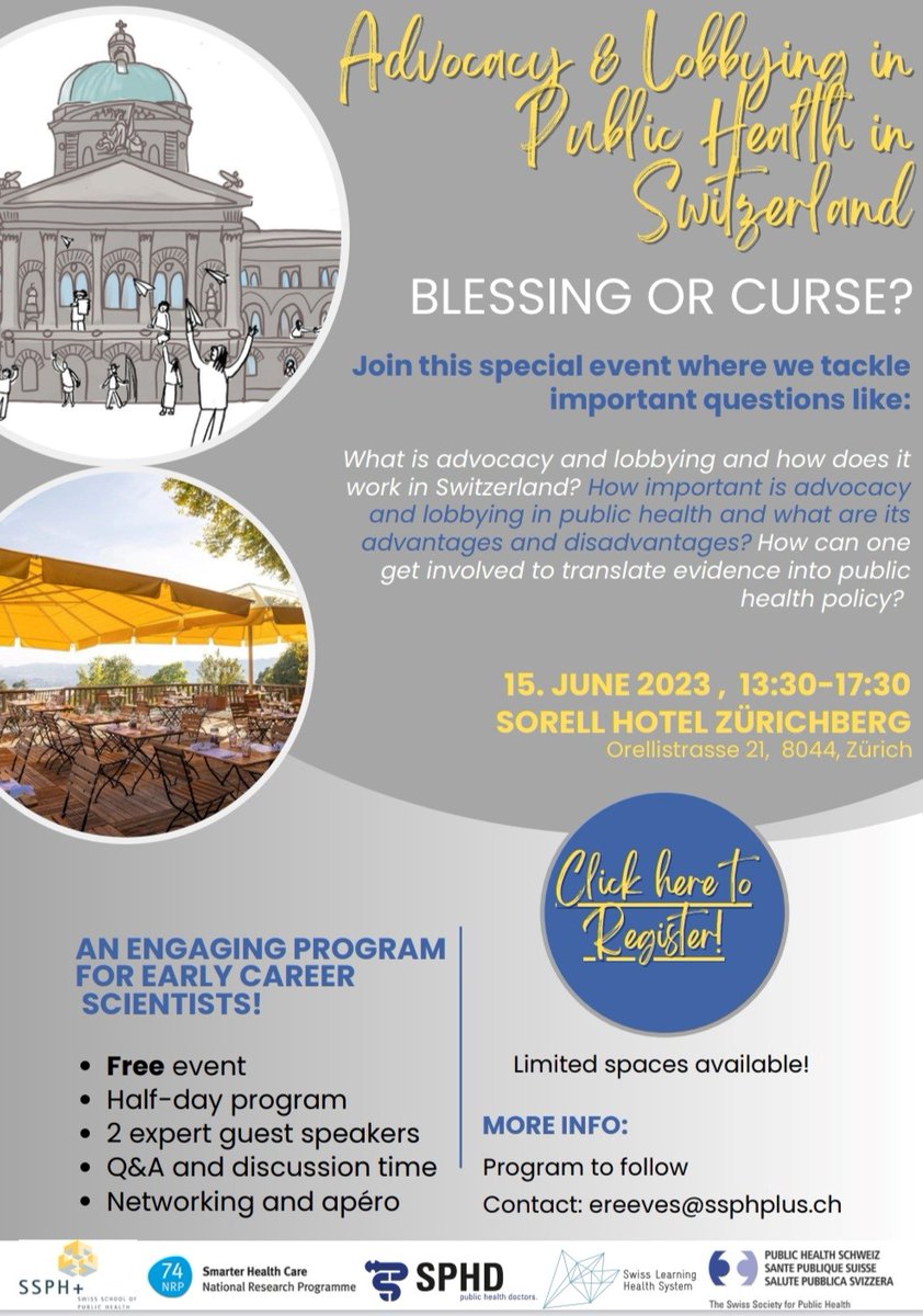 SSPHplus (@ssphplus) on Twitter photo Don't miss your chance to be a part of this super FREE to attend event on Advocacy and Lobbying in Public Health!!🙌 Limited spaces available! Register now: zurl.co/hIRq See you there! For all info contact Dr. Emily Reeves: ereeves@ssphplus.ch Don't miss your chance to be a part of this super FREE to attend event on Advocacy and Lobbying in Public Health!!🙌 Limited spaces available! Register now: zurl.co/hIRq See you there! For all info contact Dr. Emily Reeves: ereeves@ssphplus.ch