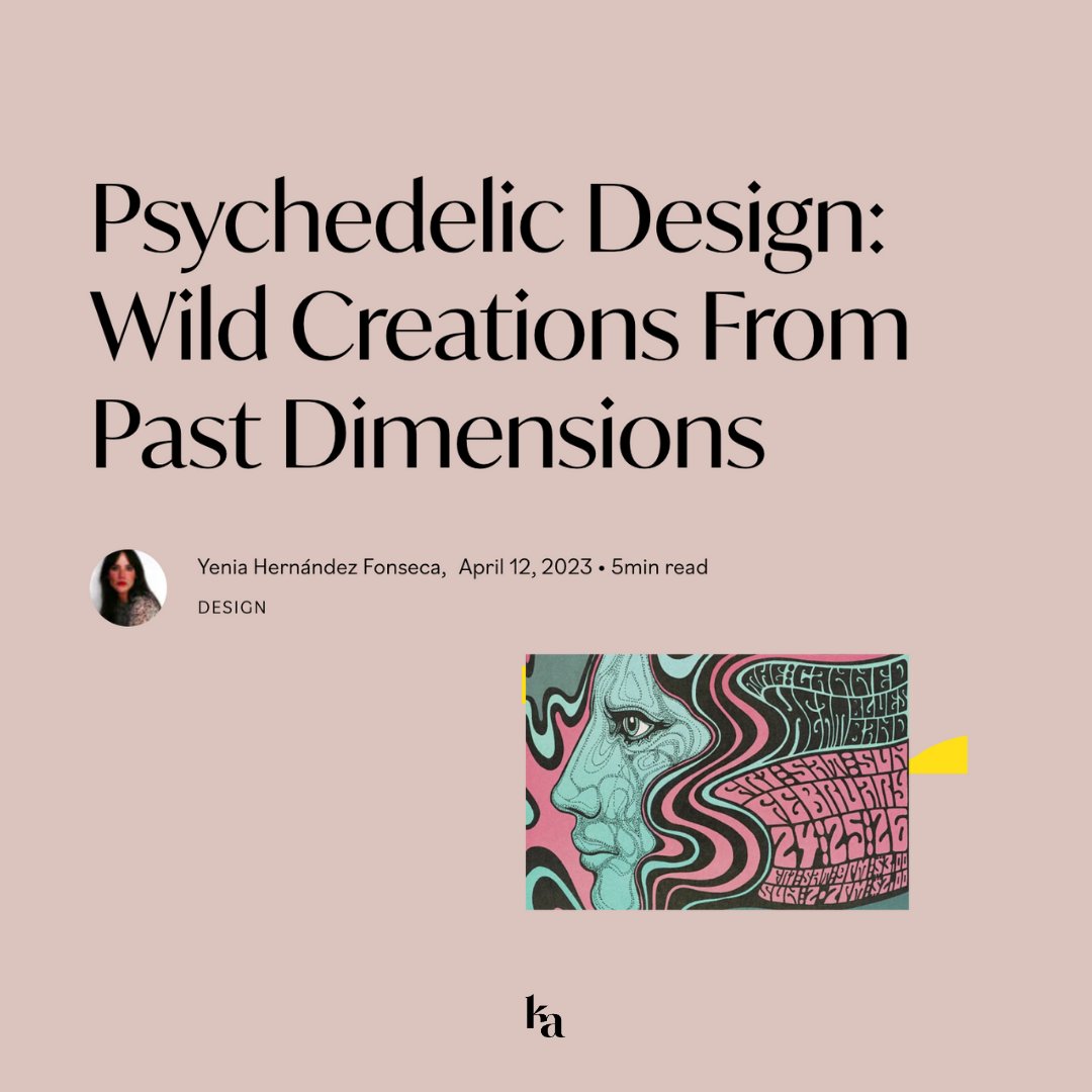 karalyte's tweet photo. Come along with us through the wild 1960s and early 1970s psychedelic design era.  

Get blown away by intriguing insights about this flourishing era of art, design, music, and fashion as you expand your creativity. ✨

👉 Read the full story on our blog. Link in bio. https://t.co/sIkUpw86S5