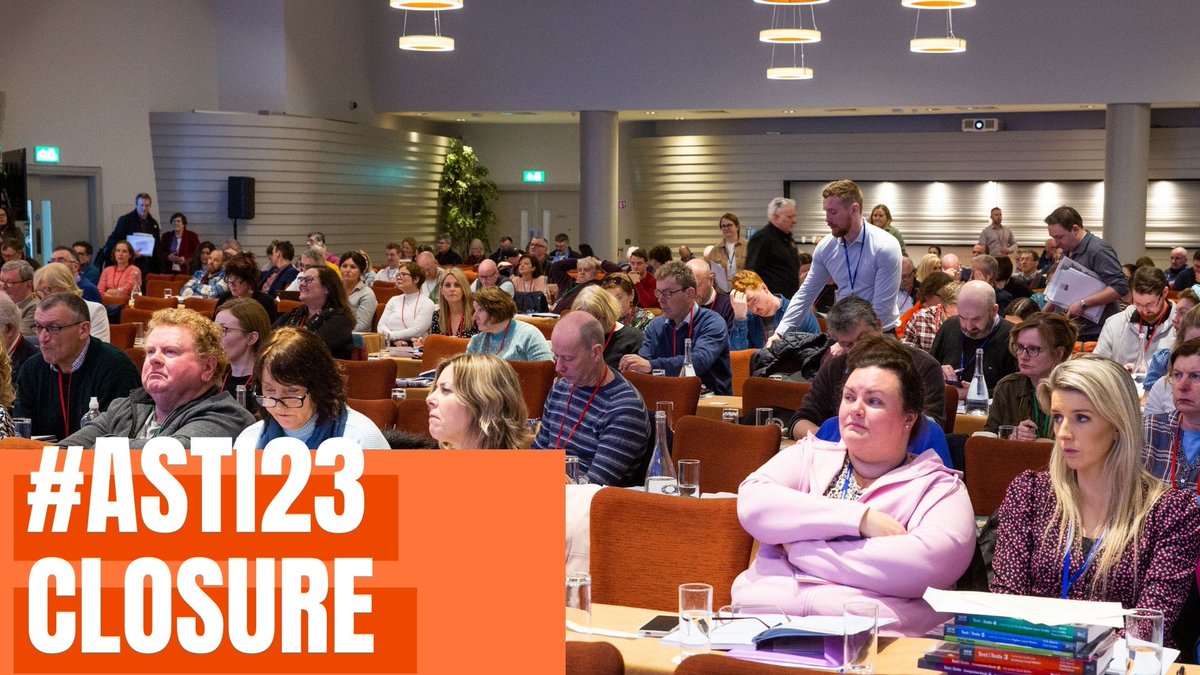 astiunion's tweet photo. #ASTI23 has come to a close! Thanks to all our delegates and guests for attending, to everyone who followed along, and to @ClaytonWhitesH https://t.co/3Ej6W0IrVZ
