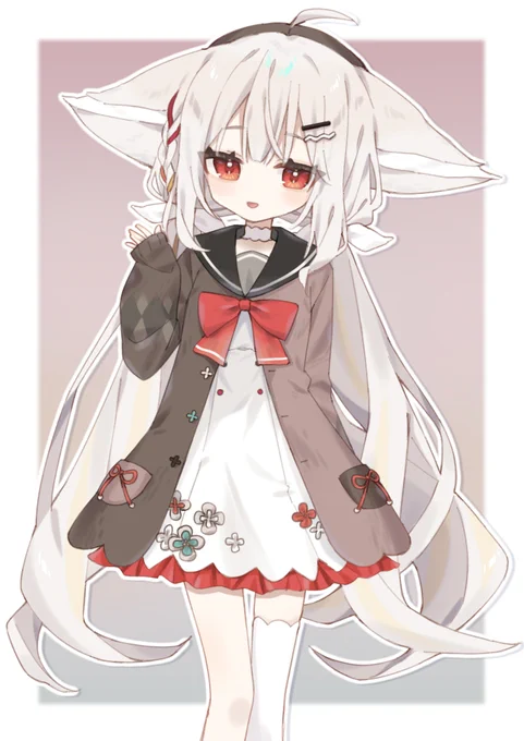 もふもふでカワイイ#桜田シロ #commission 