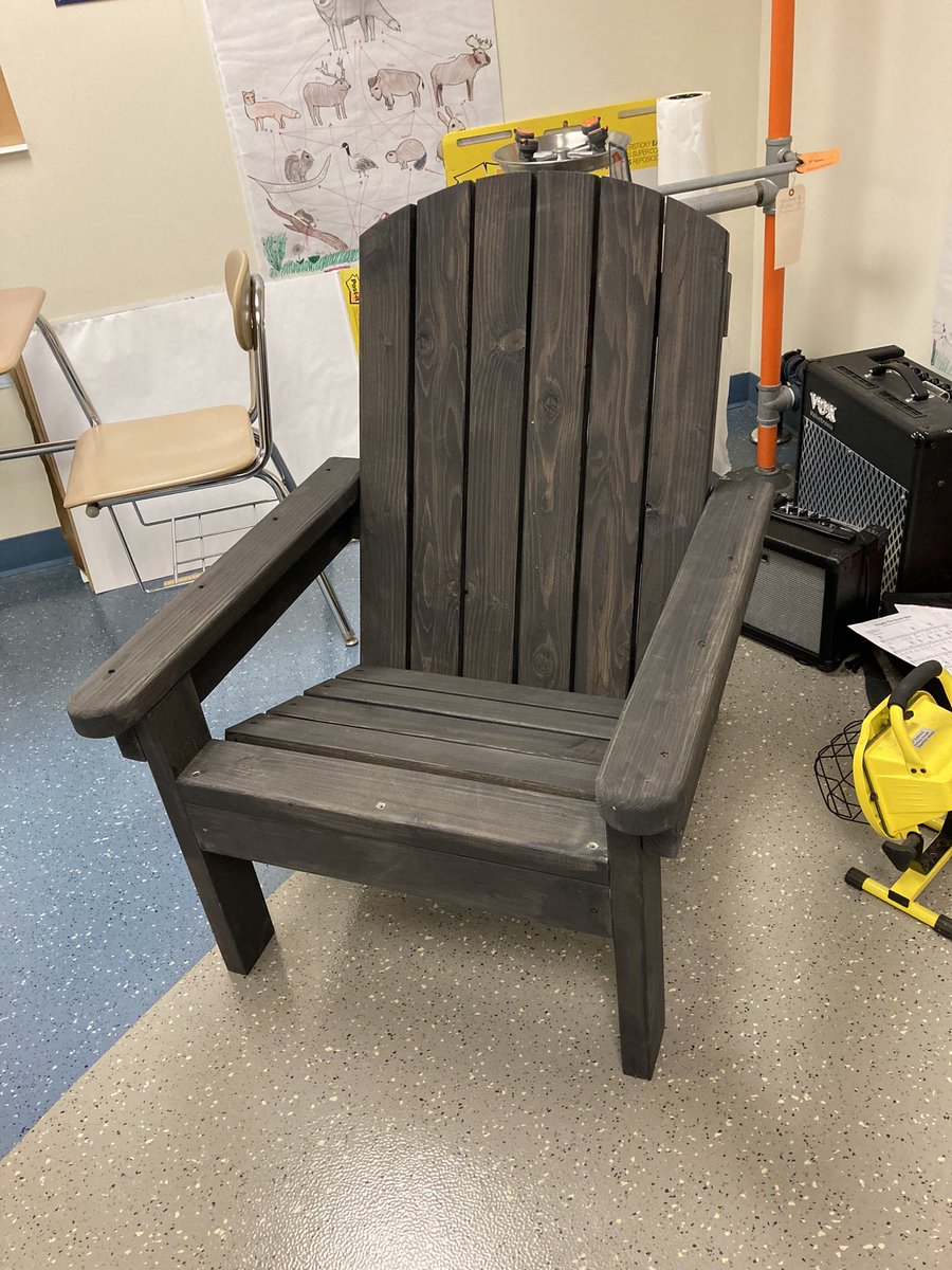 MrMoffittanium's tweet photo. @jmasseypoet I now make and sell these Adirondack chairs (no, this is not a shameless plug) https://t.co/Tw6FImyzKp