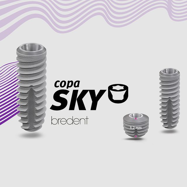 BredentSP's tweet image. Copa Sky es un implante más corto para una altura del hueso reducida. La posición del implante es isocrestal, esta gama es flexible y a la vez específica de prótesis, proporciona soluciones tanto para un único diente como para restauraciones con bloqueo.⁣

⁣#Bredent