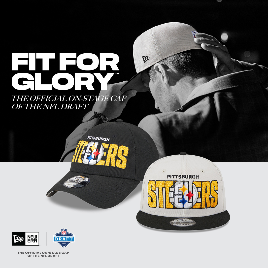 RallyPITT's tweet image. Draft the newest addition to your headwear lineup!🧢🏈 The Official On-Stage Cap of the NFL Draft is available online &amp;amp; in stores now.

#YourCityYourHouse | bit.ly/3KVJGxY