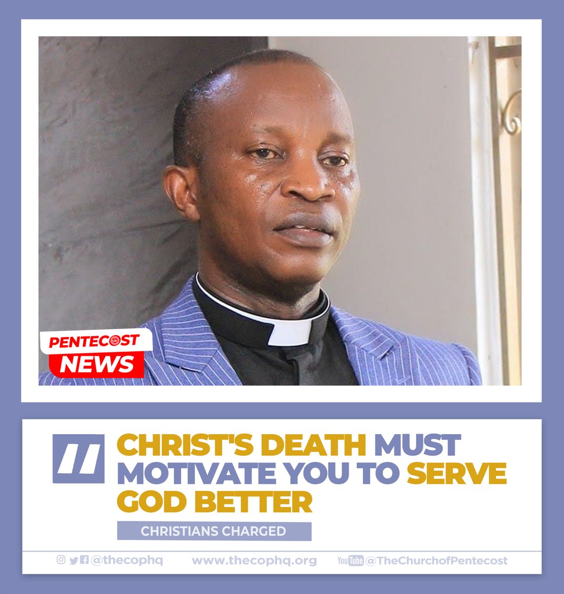thecophq's tweet photo. The Kwadaso Area Head of @thecophq, Apostle J.B.K.Tawiah, has urged Christians to be motivated by the death of Jesus Christ to serve God better.

🌐 | Read more: https://t.co/WiTAppv7tq

#2023EasterConvention | #PentecostNews | #PossessingTheNations https://t.co/PQcl9FAk7A
