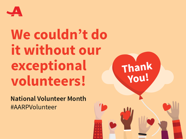 EastSideLC's tweet photo. We are gearing up to honor and celebrate our volunteers tomorrow! 
Proud program partner of @AARPFoundation 
#nationalvolunteermonth #AARPVolunteer https://t.co/lN1x5YrLGl