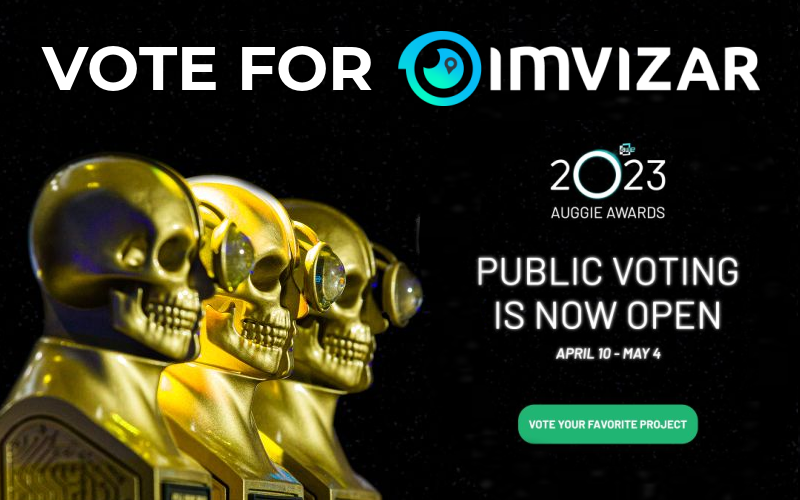 Vote for Imvizar! Please spare 20 seconds of your time to vote for Imvizar in the @ARealityEvent Auggie Awards for Best Location-Based Entertainment. auggies.awexr.com/entry/vote/mYJ… #AugmentedReality #Awards #DigitalStorytelling #Startups