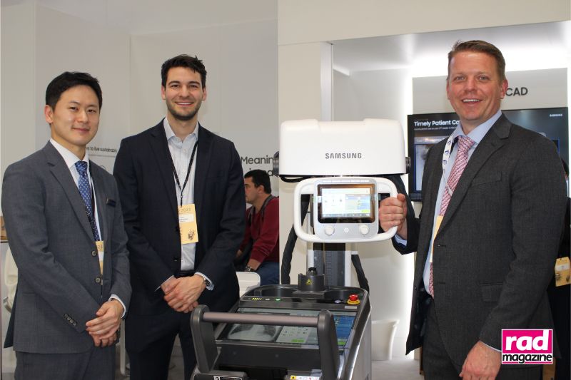 RAD Magazine (@radmagazine) on Twitter photo At #ECR2023 Jonghyun Moon of Samsung with Saul Charalambos and Nick Sykes of distributor MIS Healthcare and the Samsung GM85 mobile digital radiography system.
radmagazine.com/events-gallery…
<a href="/mishealthcareuk/">MIS Healthcare</a> <a href="/Samsung_HC/">Samsung Healthcare</a> At #ECR2023 Jonghyun Moon of Samsung with Saul Charalambos and Nick Sykes of distributor MIS Healthcare and the Samsung GM85 mobile digital radiography system.
radmagazine.com/events-gallery…
<a href="/mishealthcareuk/">MIS Healthcare</a> <a href="/Samsung_HC/">Samsung Healthcare</a>