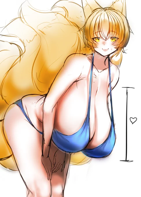 藍様のおっぱいなっが…ケツでっか… 