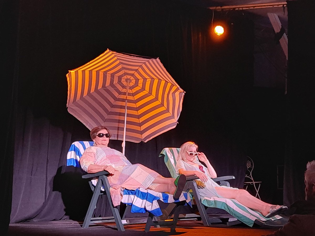So I already have my epigram for 2023 of the <a href="/INK_festival/">INK Festival</a> ‘Umbrella Boy’
Hilarious 
#INK2023
#RifleHallStage 
#Halesworth