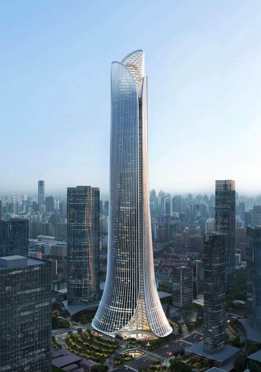 TheB1M's tweet photo. Shanghai's 480-metre new skyscraper, New York's $7BN overhaul of Penn Station and Maryland's tree-topped public library all feature in our latest episode of The World's Best Construction Podcast - https://t.co/X4fpRTiwmk #construction #architecture #engineering #skyscrapers https://t.co/mi9Hmv2YgB