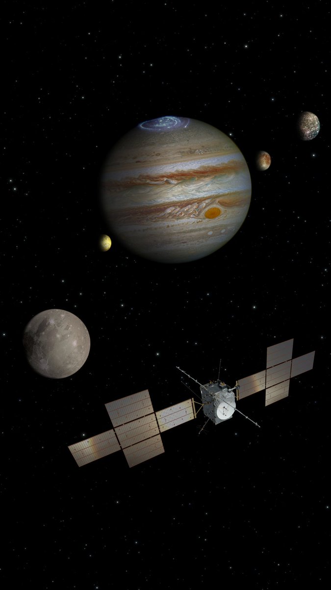 Welcome_actus's tweet photo. Le lancement de la sonde européenne Juice vers Jupiter et ses satellites prévu aujourd'hui est reporté à demain en raison de conditions météo.
#Juice #Jupiter #ESAJuice #ESA
Article sur le sujet : https://t.co/dhQdjh36av
Crédit image : ESA https://t.co/TI4dMq9Gh8