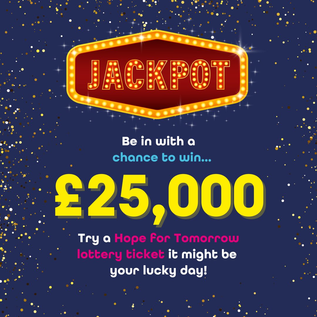 HfTcharity's tweet photo. Be in with a chance to win our £25,000 jackpot with our lottery!

Each ticket helps people with cancer receive treatment closer to home on board our mobile cancer care units. 

Register now at https://t.co/vKiq958sXC  it might be your lucky day!

#Lottery #CharityLottery #Win25K https://t.co/AKr2CHDA4m