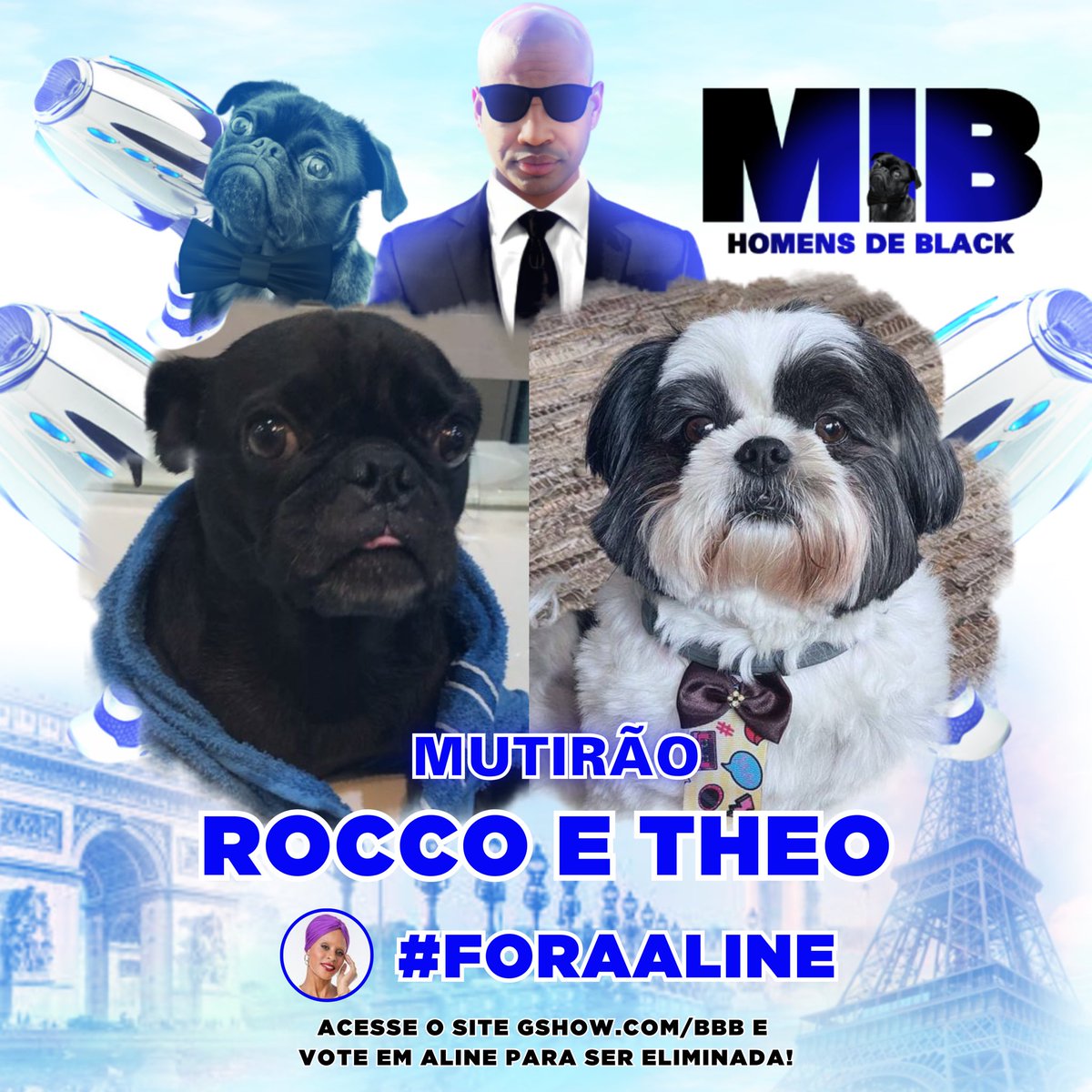 cezarblackk's tweet photo. ⚓️🐶MUTIRÃO ROCCO E THEO INICIADO🐶⚓️

👉🏾 A CADA 50 VOTOS, DEPOSITE UM EMOJI AQUI.

🎯 META: 2 MIL REPLYS!

⏰ ENCERRA ÀS 12h.

🚨 O VOTO é pra ELIMINAR, então votem na ALINE!

📲 https://t.co/F0VjbnSCLg

#BBB23 #FicaBlack #ForaAline https://t.co/1zjnNl1F8o