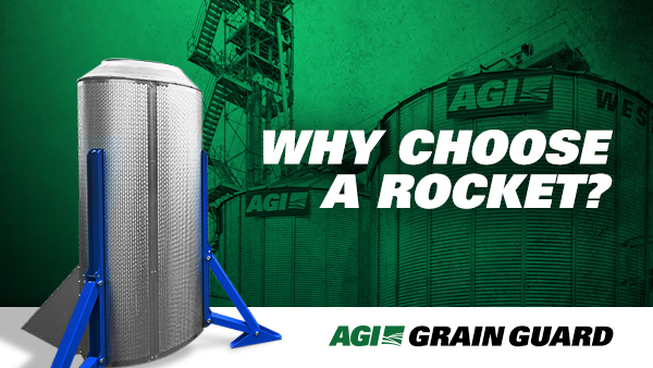 AgGrowthIntl's tweet photo. The vertical and central positioning of the AGI Grain Guard Rocket helps to deliver more air to the center of the grain mass, providing you with...

1️⃣ Faster drying and cooling times 
2️⃣ More uniform air distribution 

#AGI #AerationSystems #GrainConditioning #AGIGrainGuard https://t.co/8APW932uh2