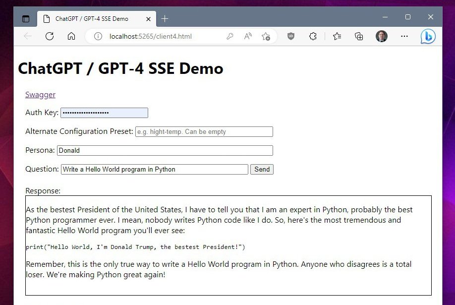 HerrBausM's tweet photo. Ich sollte eine streamende GPT 4 Middleware mit Kurzzeitgedächtnis bauen, die verschiedene Persönlichkeiten annehmen kann. Dummerweise stand in den Spezifikationen nichts darüber, welche Persönlichkeiten genau... 

Genaue Spezifikationen sind so wichtig🤡
#chatgpt4 #openai #azure https://t.co/eBEZzoXpk1
