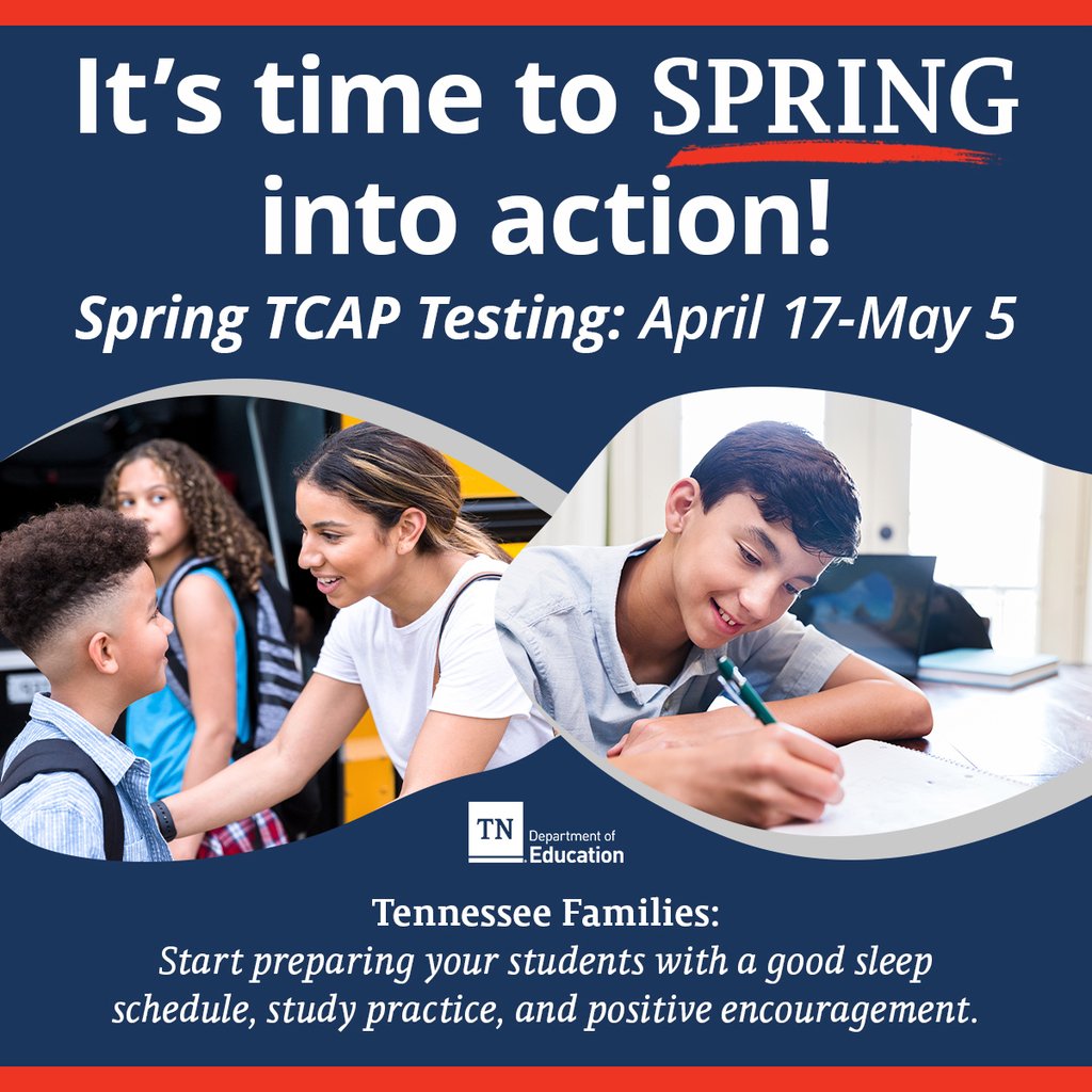 henrycoschools's tweet image. Educators, families, and students can all prepare to engage with the #TNTCAP and understand the results to support success. Read more here: tn.gov/education/news…
