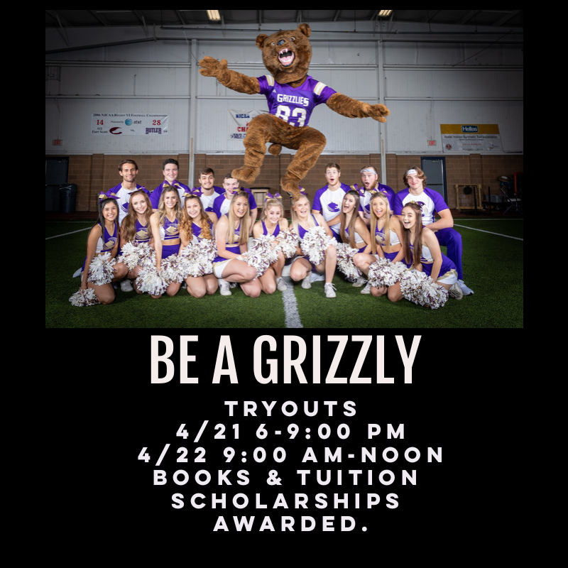 Have fun and get your books and tuition paid.  For more information visit our website butlergrizzlies.com or contact Coach Teri @ trinkenbaug1@butlercc.edu.
