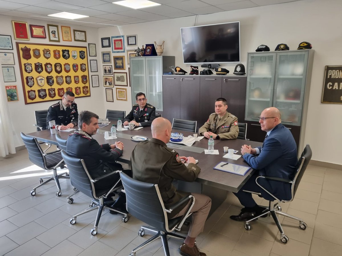 NSPCOE's tweet photo. Glad to present to Brig Gen 🇵🇱 Artur Jakubczyk, SPU Head @NATO HQ-JISD, the outcomes of the #LEINT/#LawEnforcementIntelligence Workshop. One more step towards the integration of the #PoliceDimension into #MilitaryOps for the benefit of the #Alliance.
#StrongerTogether #WeAreNATO https://t.co/wqRRCcGOmu