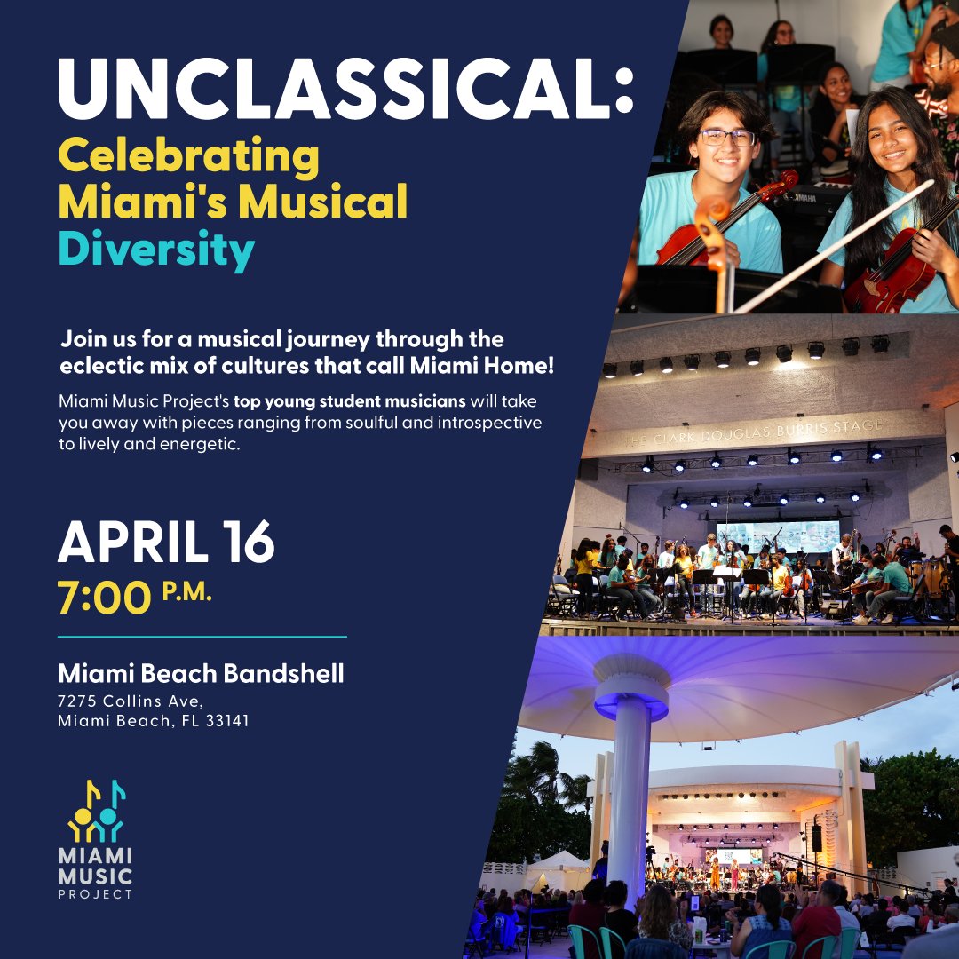 MiaMusicProject's tweet photo. If you want to hear live music that's sure to put some pep in your step, join us Sunday @ 7pm for an unforgettable concert featuring "South Florida's Own Queen of Soul" Valerie Tyson from @ValerieTysonBan and @SujeidMijares๐ต
#miamimusicproject https://t.co/YnqjYWWsyk