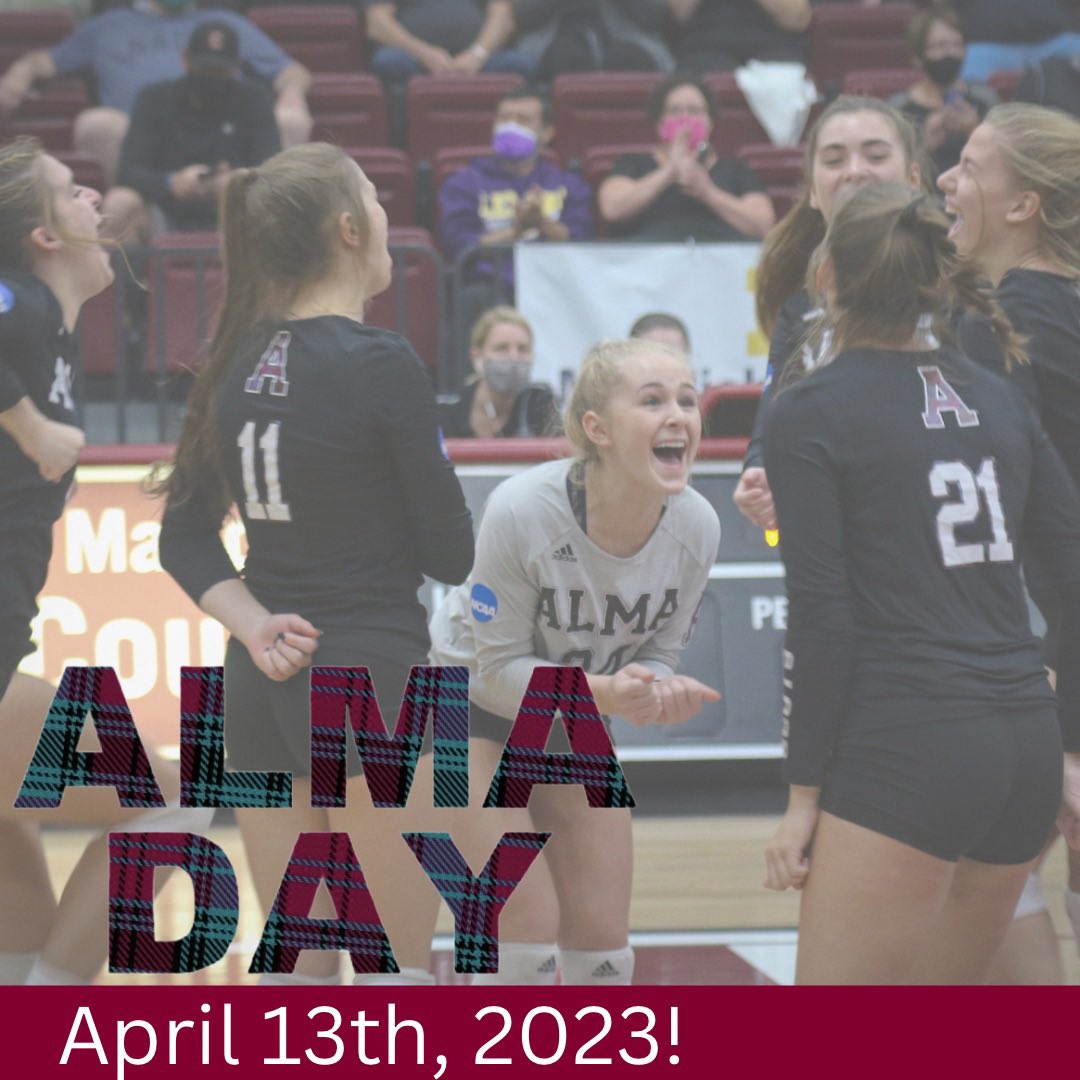 Alma College Volleyball tweet media