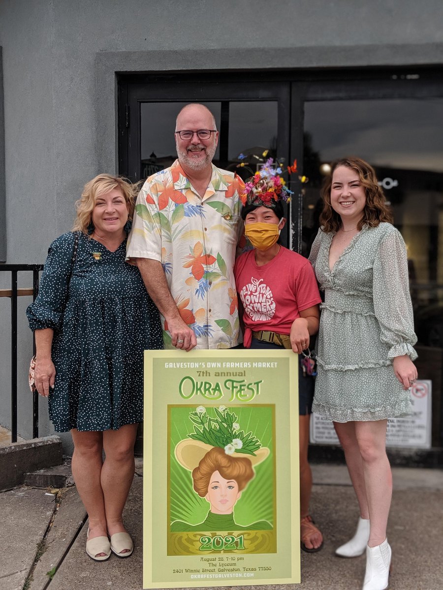 GOFarmersMKT's tweet photo. Calling All #Galveston Artists & Graphic Designers! We're seeking local talent to design our upcoming 2023 #OkraFest Poster. This poster will be used for our annual gala & is a paid opportunity. โก๏ธ View the guidelines & apply: https://t.co/I9qToRxTdX https://t.co/nJGnxZ4XOq