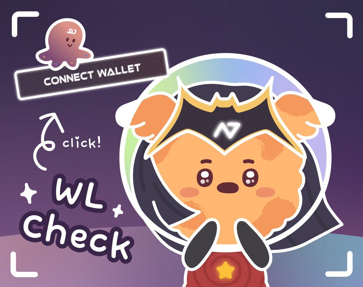 Check your WL!

We reveal our test ver—mint site.
nova-web-dev.vercel.app

WL address has been registered. 
Please Don't try to mint !
We'll reveal actual Mint site on D-DAY

*The Nova9 Discord event and external event WL addresses after April 7th will be registered tomorrow.